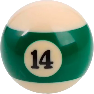 Billiard ball number 14